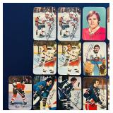 DR - Collection of Vintage Hockey Trading Cards with Player Signatures