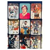 DR - Collection of Vintage Hockey Trading Cards with Player Signatures
