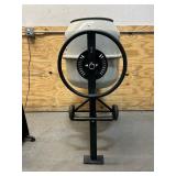 Klutch Electric Cement Mixer, 4.25 Cu. Ft. Drum, 2/3 HP, 120V Electric Motor MSRP $359.99