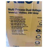 Klutch Dual-Voltage MIG/Flux-Core/TIG/Stick Multi-Process 4-in-1 Welder with Inverter Technology, LCD Display and Spool Gun, 120/230 Volts, 240 Amp Max., MIG Ready MSRP $999.99