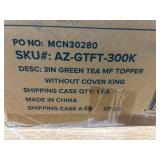 Zinus 3IN Grean Tea Mattress Topper- King