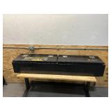 Northern Tool + Equipment Top-Mount Truck Toolbox, 72in. x 12in. x 16in., Steel, Gloss Black, T-Handle Latches MSRP $579.99