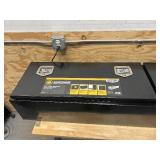 Northern Tool + Equipment Top-Mount Truck Toolbox, 72in. x 12in. x 16in., Steel, Gloss Black, T-Handle Latches MSRP $579.99