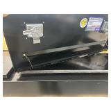 Northern Tool + Equipment Top-Mount Truck Toolbox, 72in. x 12in. x 16in., Steel, Gloss Black, T-Handle Latches MSRP $579.99