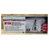 Pittsburgh 8 Ton Super Heavy Duty Long Ram Round Bottom Air/Hydraulic Jack