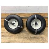 Marathon Lot of 2- Air Filled Lawn Mower Tires