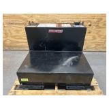 Weather Guard Steel Diesel Fuel Transfer Tank, 50-Gallon, L-Shaped, Black, Model# 350-5-02 MSRP $1147