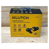 Klutch Noise Canceling Earbuds with Wireless Connectivity and Omni-Directional Microphone, 26dB NRR MSRP $129.99