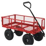 Ironton Steel Garden Cart, 400-Lb. Capacity, 38in.L x 18-1/2in.W x 21in.H MSRP $99.99