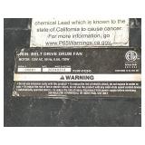 Strongway 48in. Belt Drive Drum Fan, 20,600 CFM, 9/10 HP MSRP $519.99