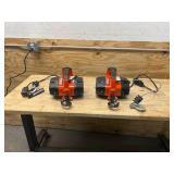 Ultra-Tow Lot of 2- Portable Electric Winch, 120V, 1100-Lb. Horizontal and Vertical Capacity, Steel Cable, Brushless Motor MSRP $224.99 ea