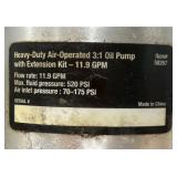 Roughneck Heavy-Duty Air-Operated 3:1 Oil Pump -11.9 GPM lot of 2