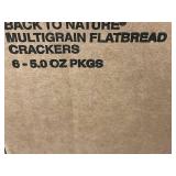 AZ - Back to Nature Multigrain Flatbread Crackers - (Lot of 6)