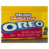 ID 3 - Oreo Golden Double Stuf King Size Cookie Packs, 10 Pack (Best by May 2025)