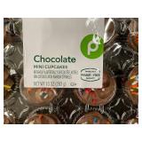 Publix Chocolate Mini Cupcakes with Rainbow Sprinkles, 4 Packs