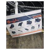 9 Piece Mini Excavator Attachment Set