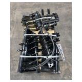 9 Piece Mini Excavator Attachment Set