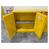 ULine Flammable Liquid Cabinet H-1563M-Y