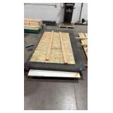 Various sized particle boards