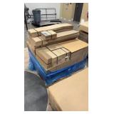 Pallet of corrugated sheets, various eizes