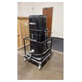 Ruwac 24-gallon PowerHouse Industrial continuous duty vacuum system. DS2720