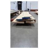 Pile of assorted wood planks