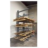 Steel Cantilever storage racking H 12’ x L 8’ x D 70”