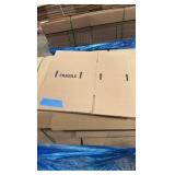 Pallet of Corrugated shipping boxes 12" x 14"