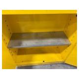 ULine Flammable Liquid  Cabinet H-1563M-Y.