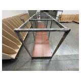 (2) metal racks