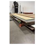 Various sized particle boards