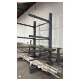 Steel Cantilever storage racking 12’H x 8’L x 70”D