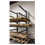Steel Cantilever storage racking H 12’ x L 8’ x D 70”