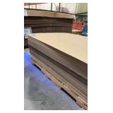 Pallet of corrugated sheets 48" x 40"