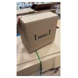 Pallet of Corrugated shipping boxes 12" x 14"