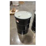 (2) Uline Lined Lever-Lock Steel 55-gallon drums
