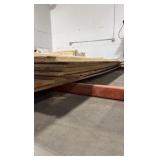 Various sized particle boards