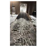 Dock loading ramp w serrated grating. 38’ L x 8’ W