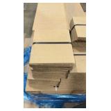 Pallet of corrugated sheets, various eizes