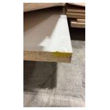 Melamine-laminated particle board  8’ x 5’ 3/4” and 10’ x 5’ 3/4”