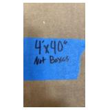 Pallet of corrugated sheets 48" x 40"