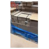 Pallet of corrugated sheets, various eizes
