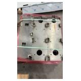 Custom fabricated sheet metal plates