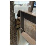 Dock loading ramp w serrated grating. 38’ L x 8’ W