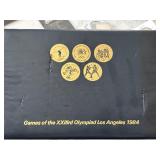 1984 Olympic Coin Set with Pair of Tickets