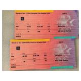 1984 Olympic Coin Set with Pair of Tickets
