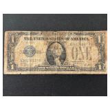 1928 A Blue Seal $1 Dollar Silver Certificate