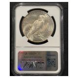 1926-D Peace Dollar NGC AU Details