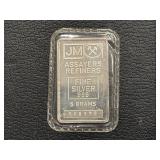 5 Grams .999 Fine Silver JM Bullion