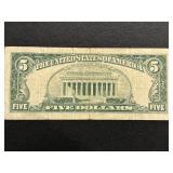 1963 Red Seal $5 Dollar Note